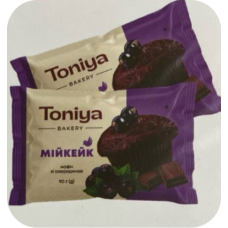 Мафін "МІЙКЕЙК" Смородина 90г*15шт ТМToniya