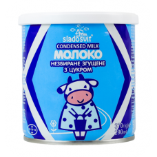 Молоко незбиране згущене з цукром, 8,5%, 370 г 