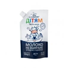 Молоко незбиране згущене з цукром, 8,5%, 300 г 